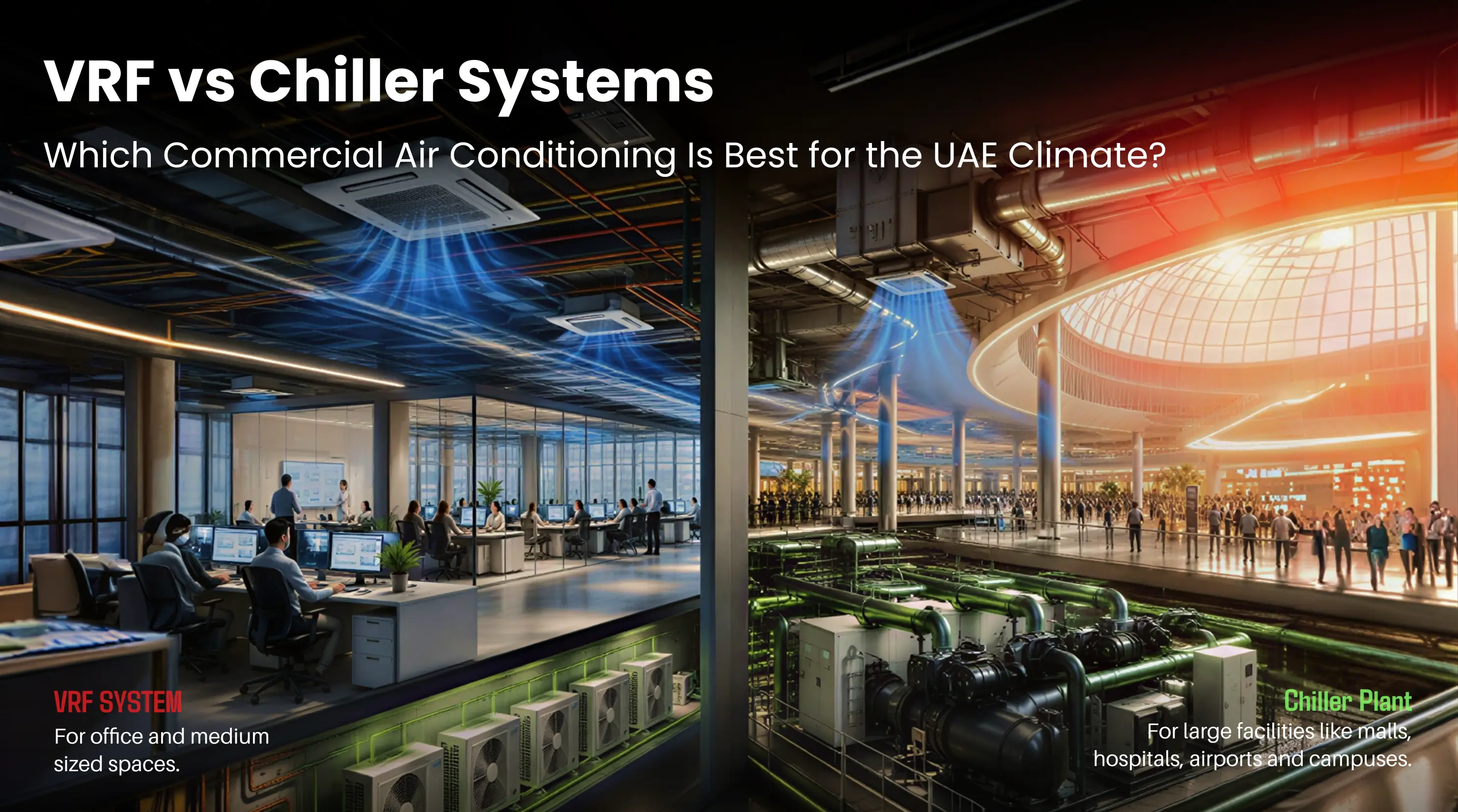 VRF vs Chiller Systems in UAE