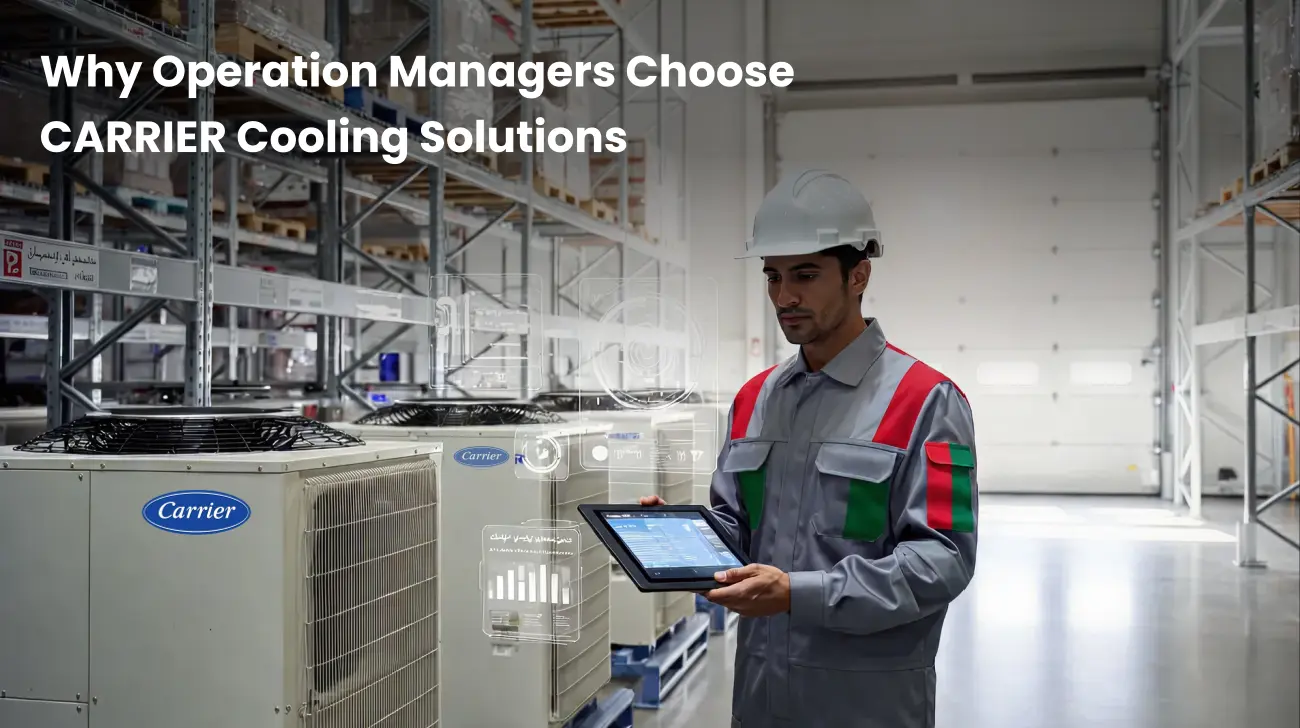 Why Operation Managers Choose CARRIER Cooling Solutions