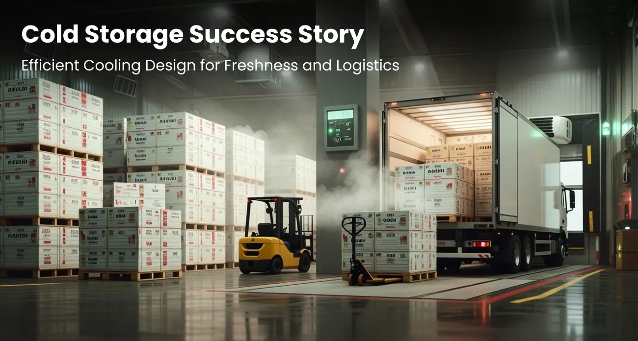 Cold Storage Success Story: Efficient Cooling Design for Freshness and Logistics
