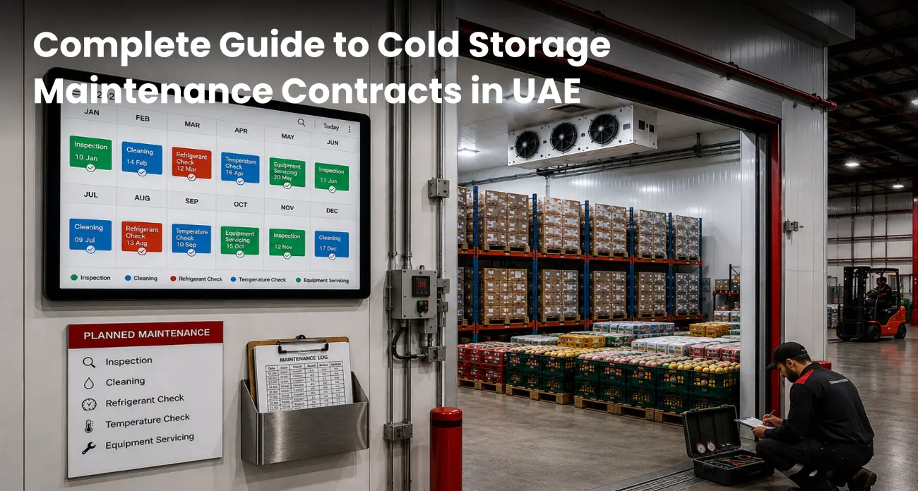 Cold storage maintenance contracts UAE