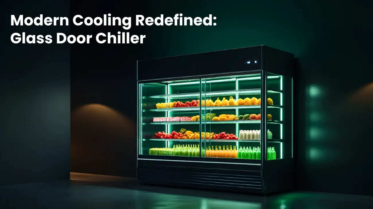 Modern Cooling Redefined: Glass Door Chiller
