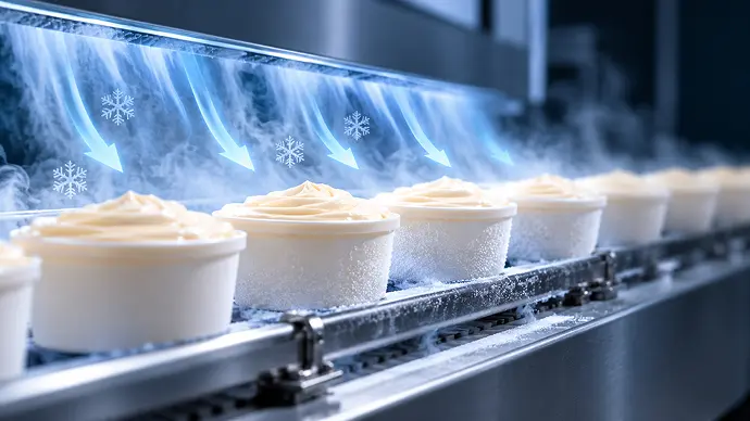 Continuous freezing