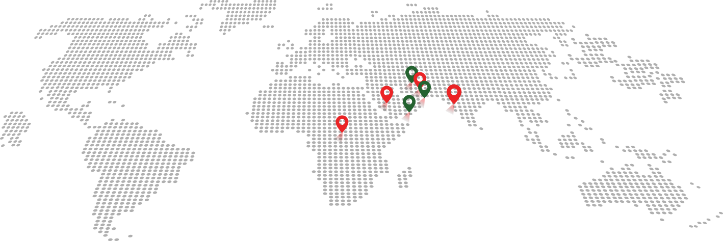 Our Presence on World Map