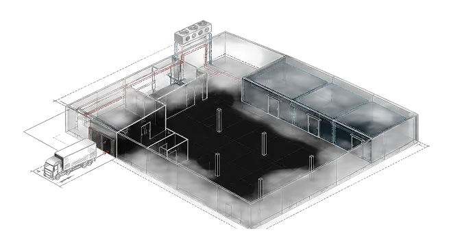 Cold chain plant planning and layout