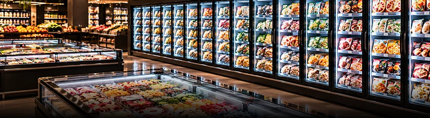Open and closed multi-deck refrigerated display cases